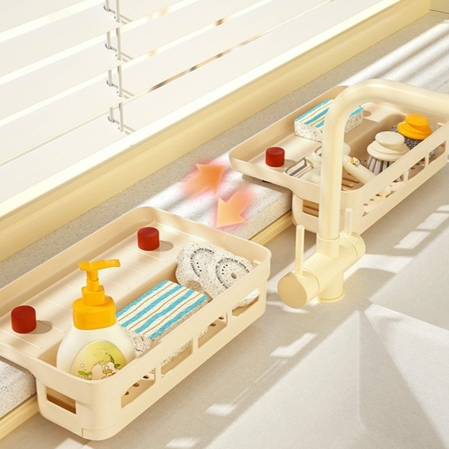 싱크대 옆 무타공 물빠짐 선반