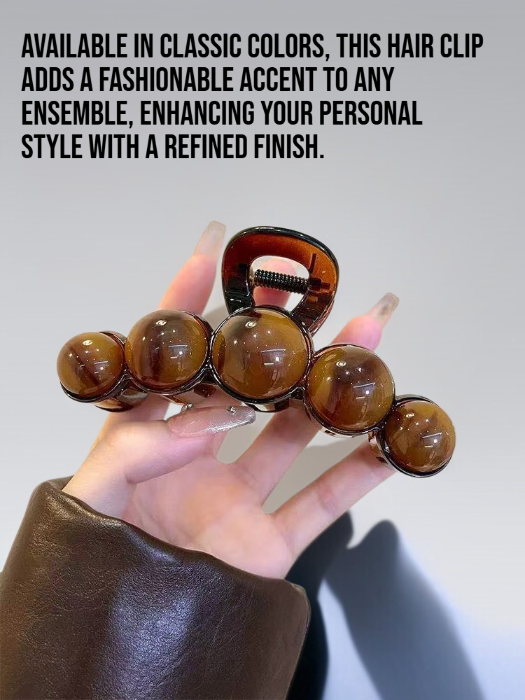 Elegant hair clip styled for thick hair