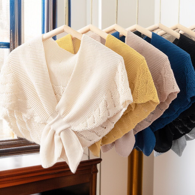 شال حامي للكتف والرقبة بتصميم ذيل السمكة العصري