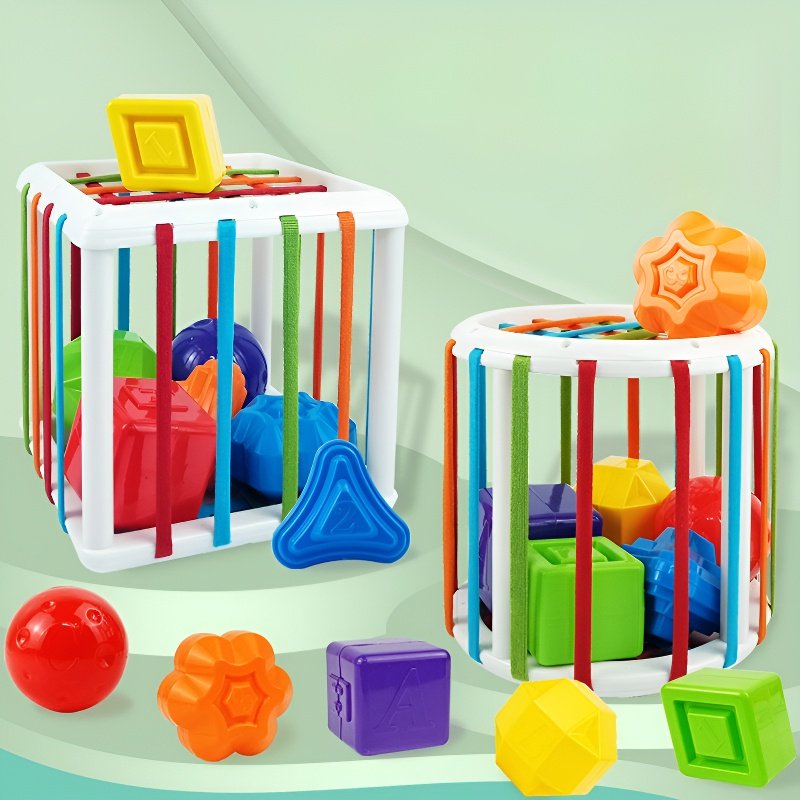 Infant Rainbow Shape & Color Recognition Educational Toy