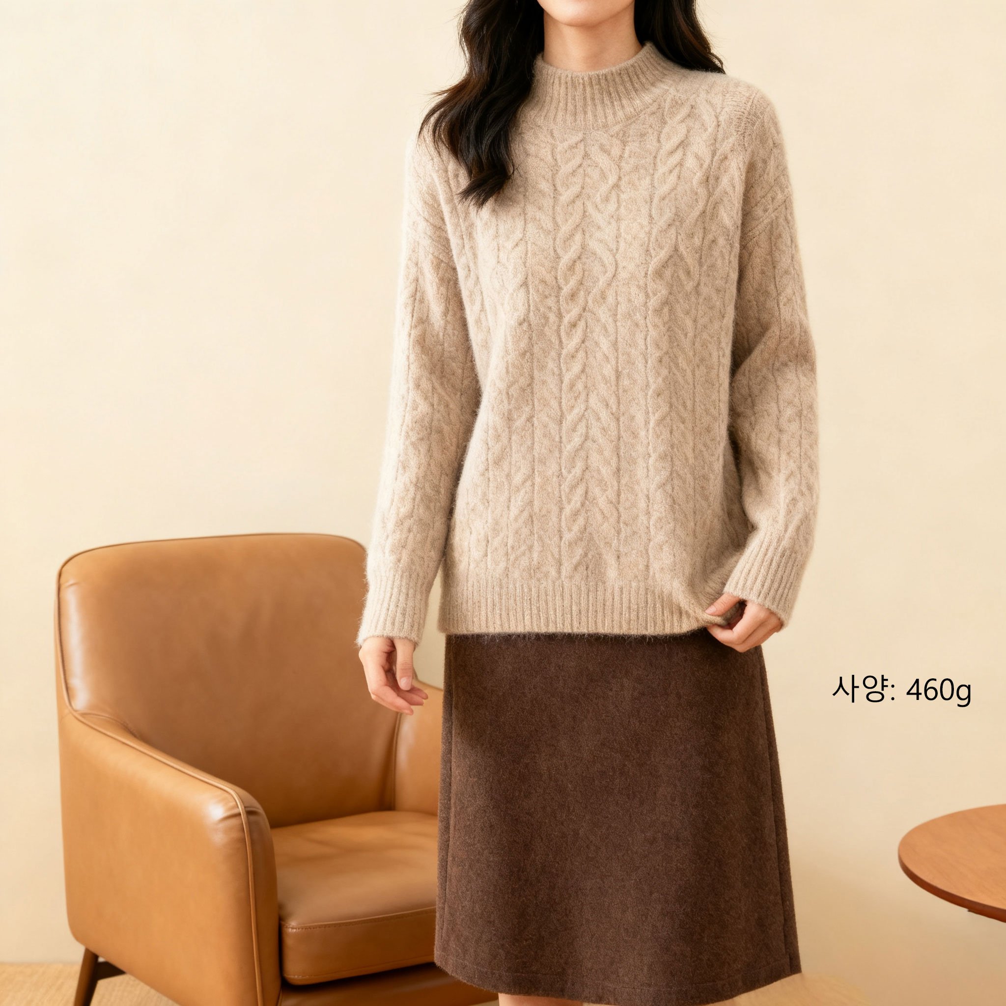 트렌디 오버사이즈 풀오버 디테일