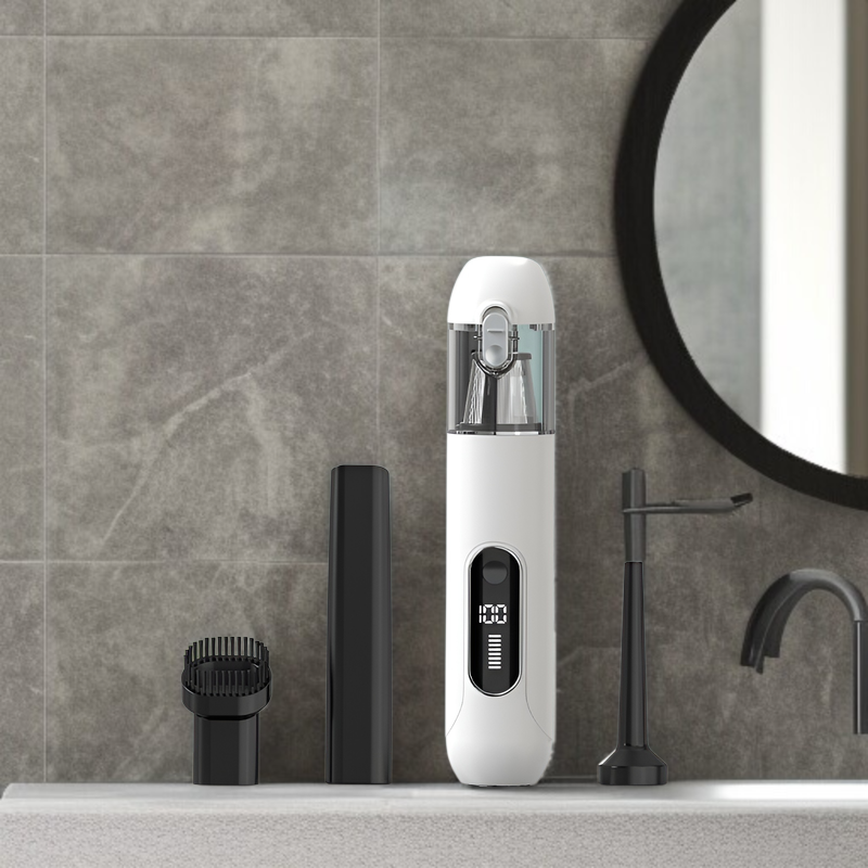  Aspiradora portátil de mano con gran potencia, motor sin escobillas, ideal para el hogar