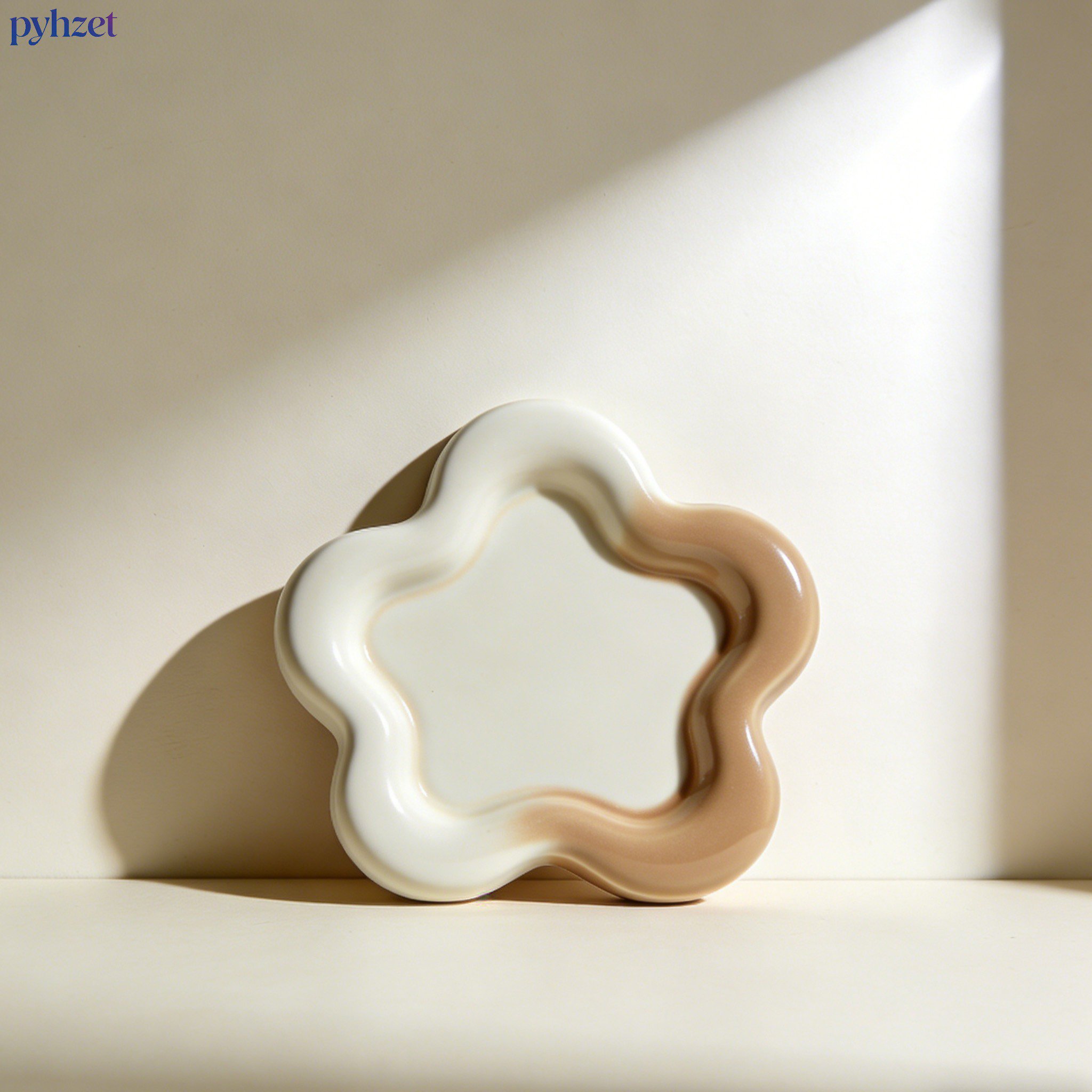 北欧スタイルの断熱セラミックコースター（5枚セット）