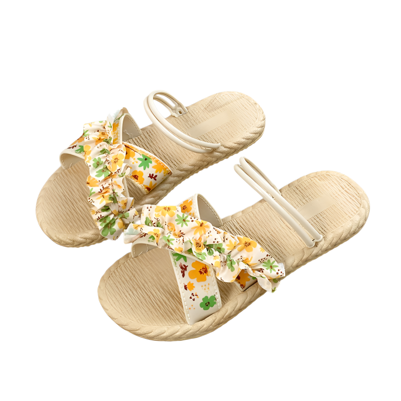 Floral Home Slippers