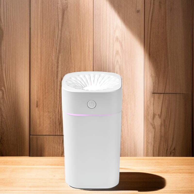 国境を越えてベストセラーの木目ミニ加湿器、USB充電式、ミスト出力が高い、家庭用デスクトップ/寝室用静音加湿器。