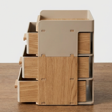 다용도 데스크 정리 타워