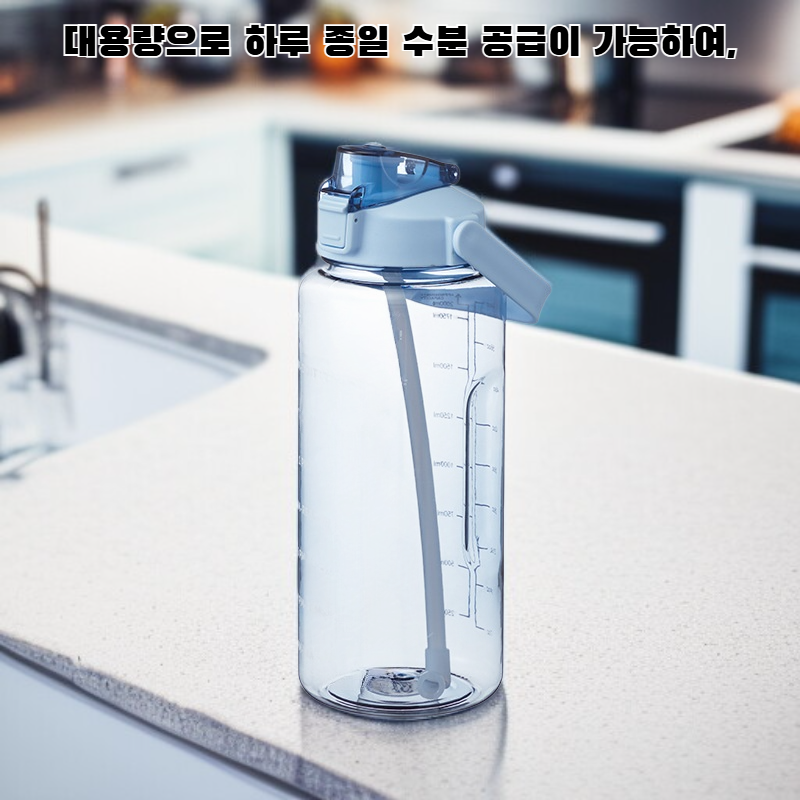 대용량 휴대용 손잡이 물병