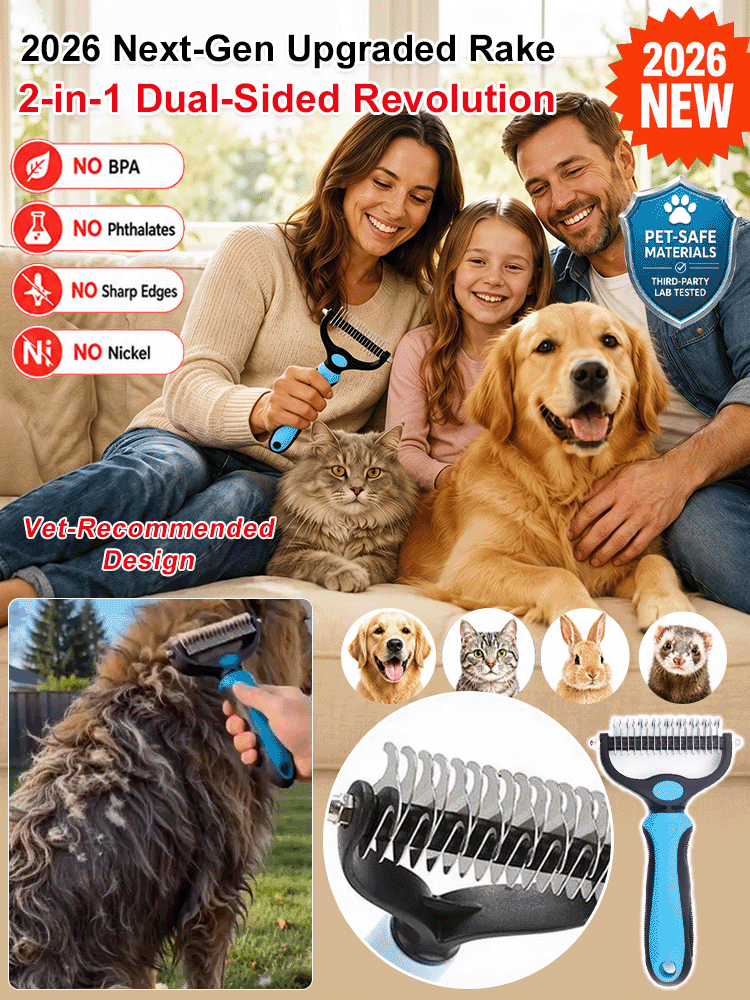  Give Your Pet the Gift of Gentle Grooming--PetSmooth™ Brush 