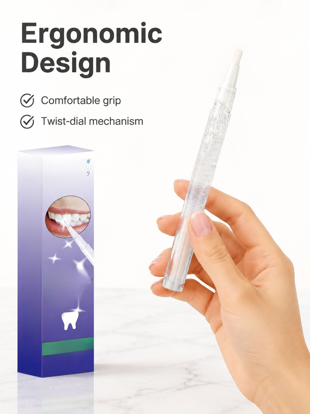 Easy-to-use Whitening Teeth Pen applicator