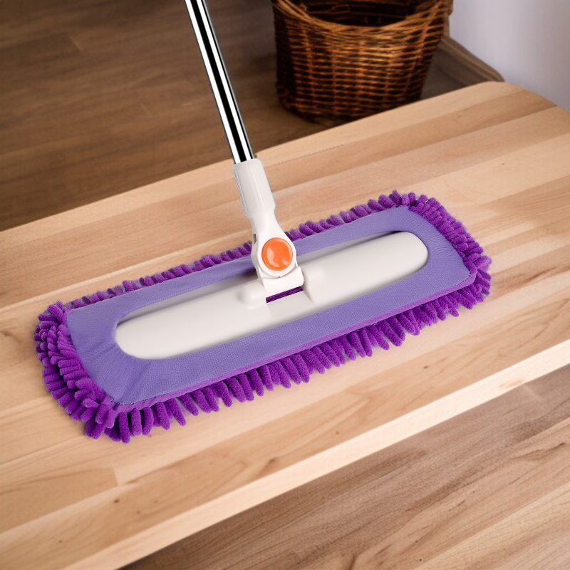 가정용 스테인리스 타일 청소 밀대 셰닐 흡수 수평판 밀대 건습 겸용 바닥 청소 애벌레