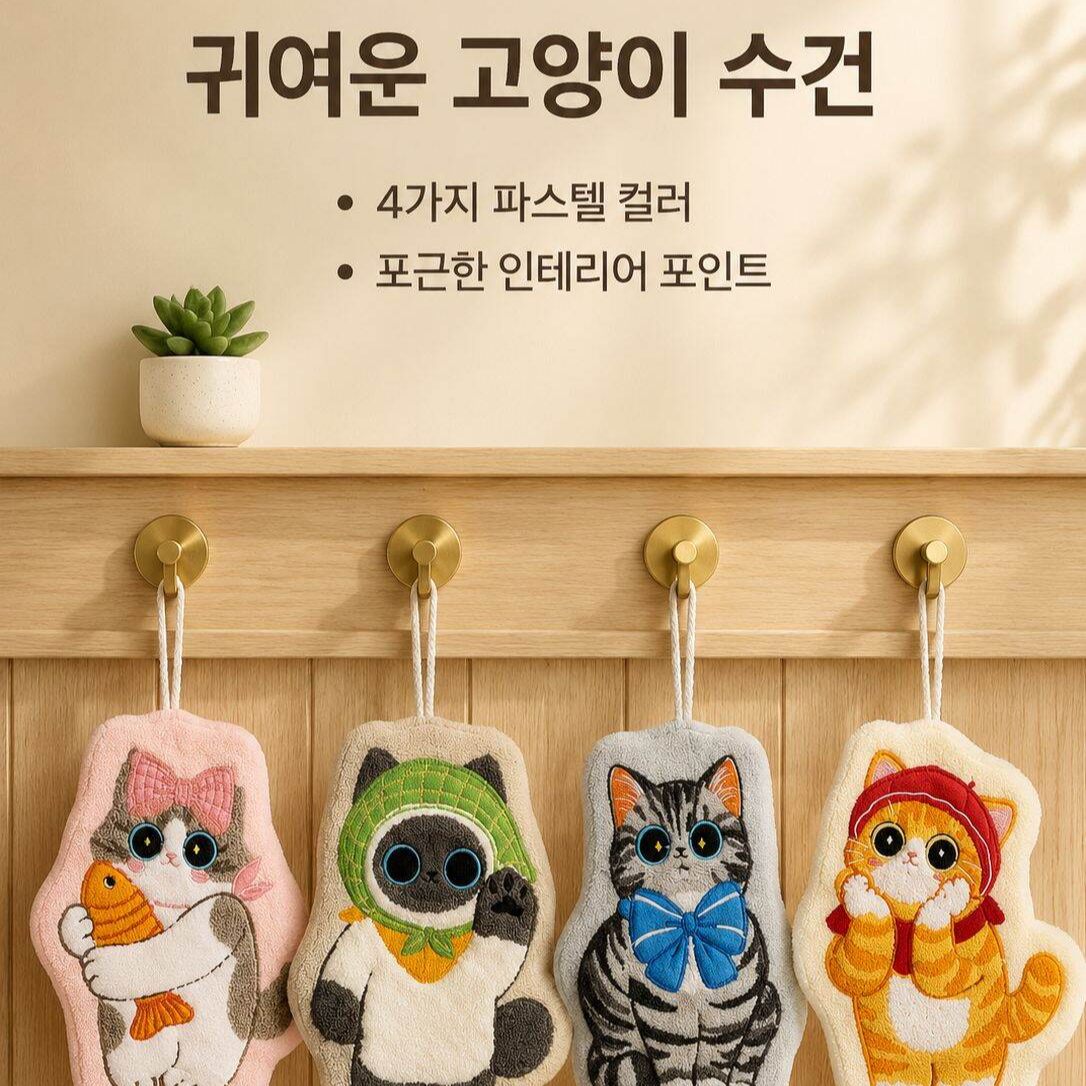 걸이형 두꺼운 흡수 속건 수건
