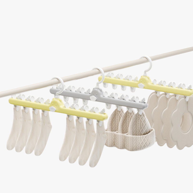 Household multifunctional drying sock clamps