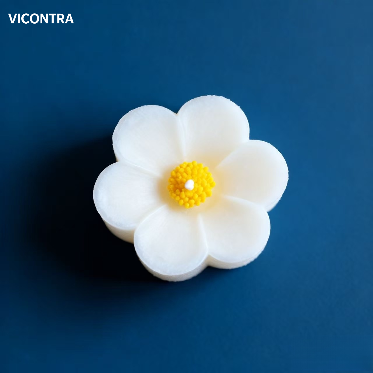 화이트 플라워 캔들 (4개)