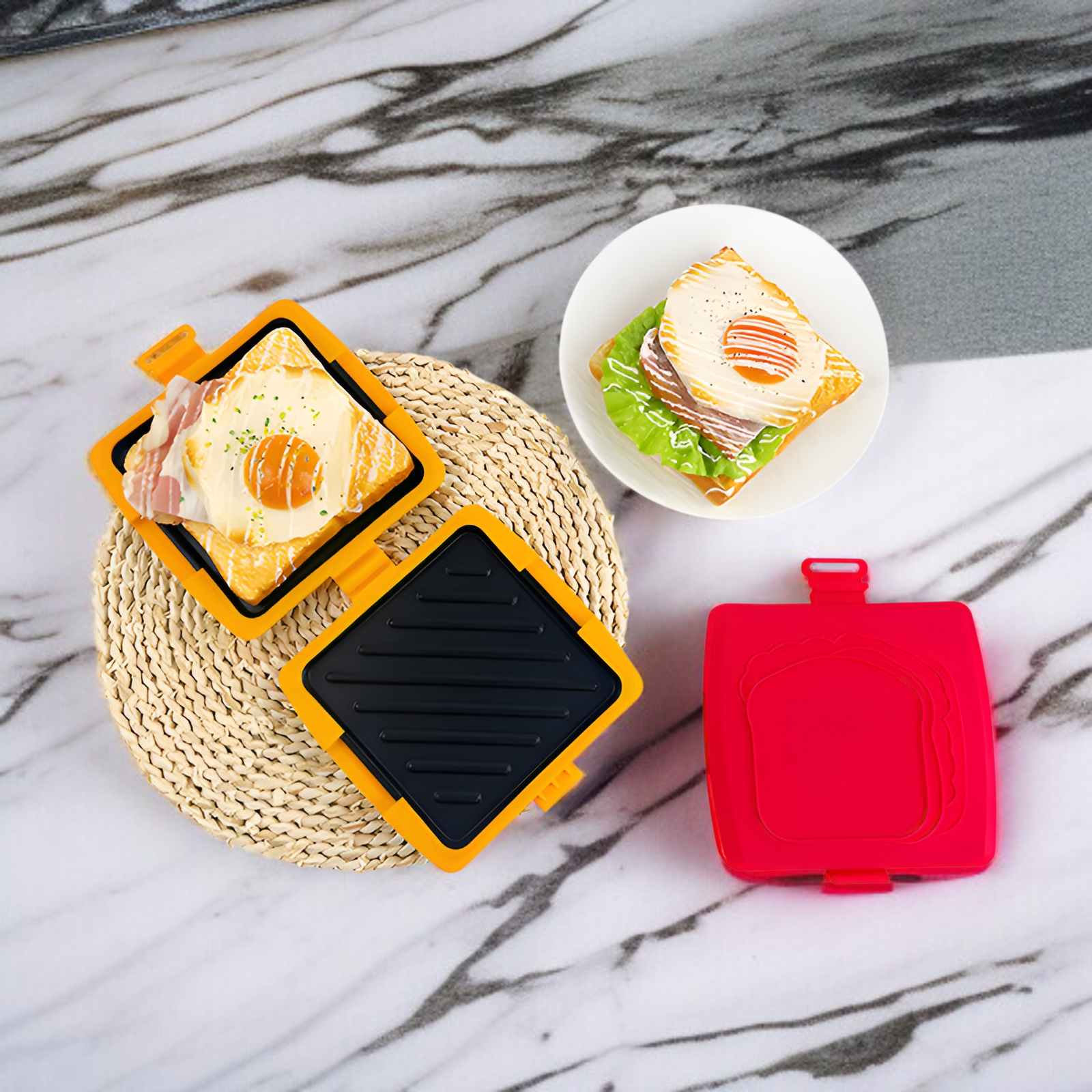 電子レンジでパンを焼く焼き皿