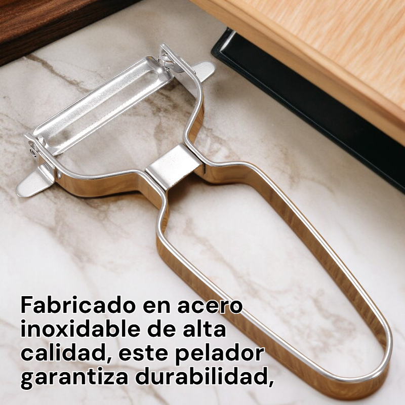 Cuchillo pelador de verduras y frutas, acero inoxidable, para cocina