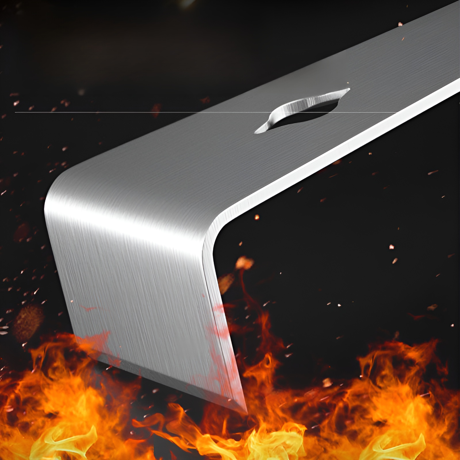 Multifunktionaler Edelstahl Brecheisen-Schaber für Holztürmontage