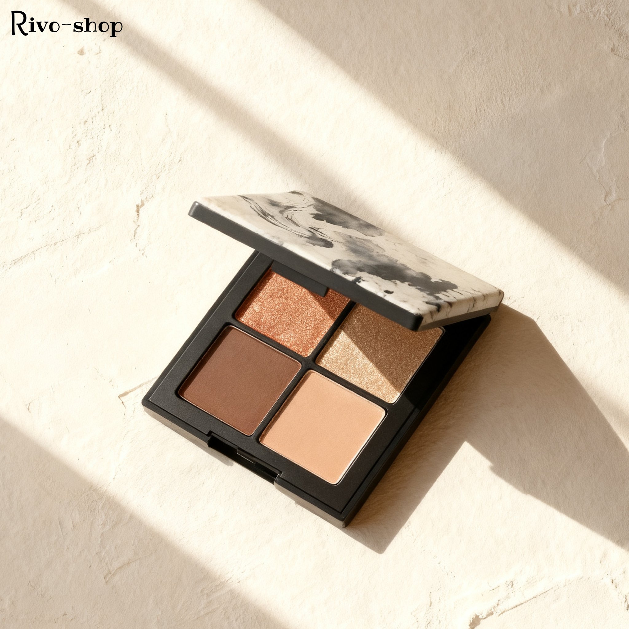 พาเลตต์อายแชโดว์สี่สีที่เหมาะสำหรับผู้เริ่มต้น