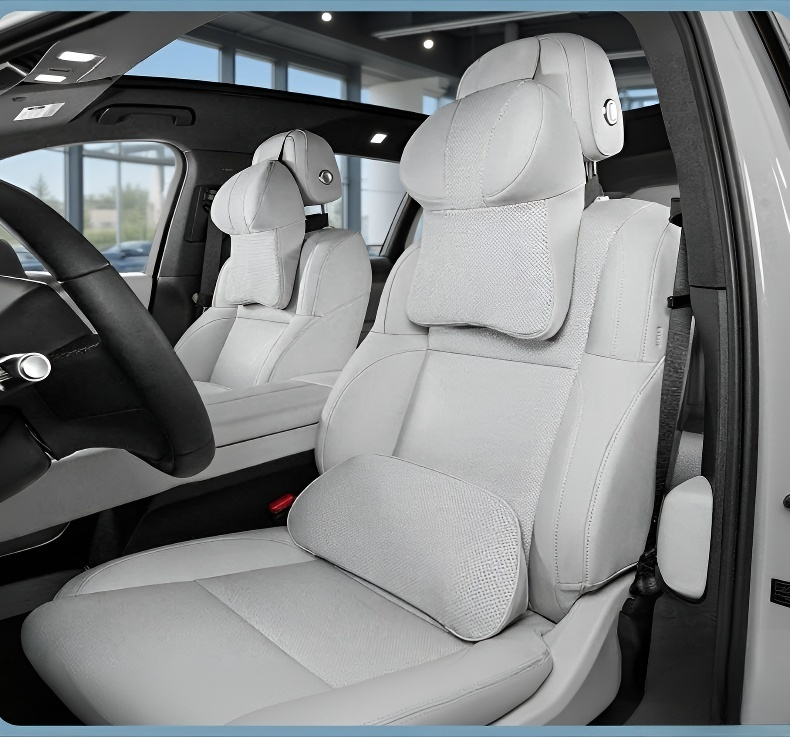 Premium memory foam headrest for vehicles