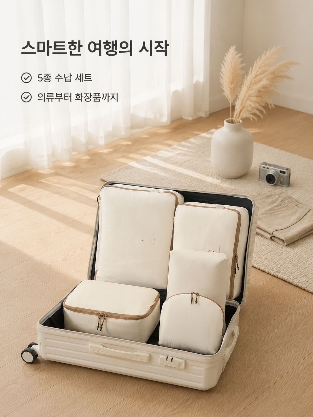 여행용 수납 파우치 세트