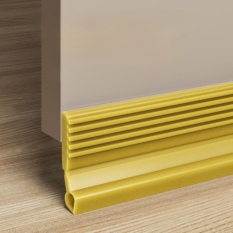 Door Bottom Sealing Strip, Soundproof and Windproof Adhesive, Waterproof and Cockroach-proof
