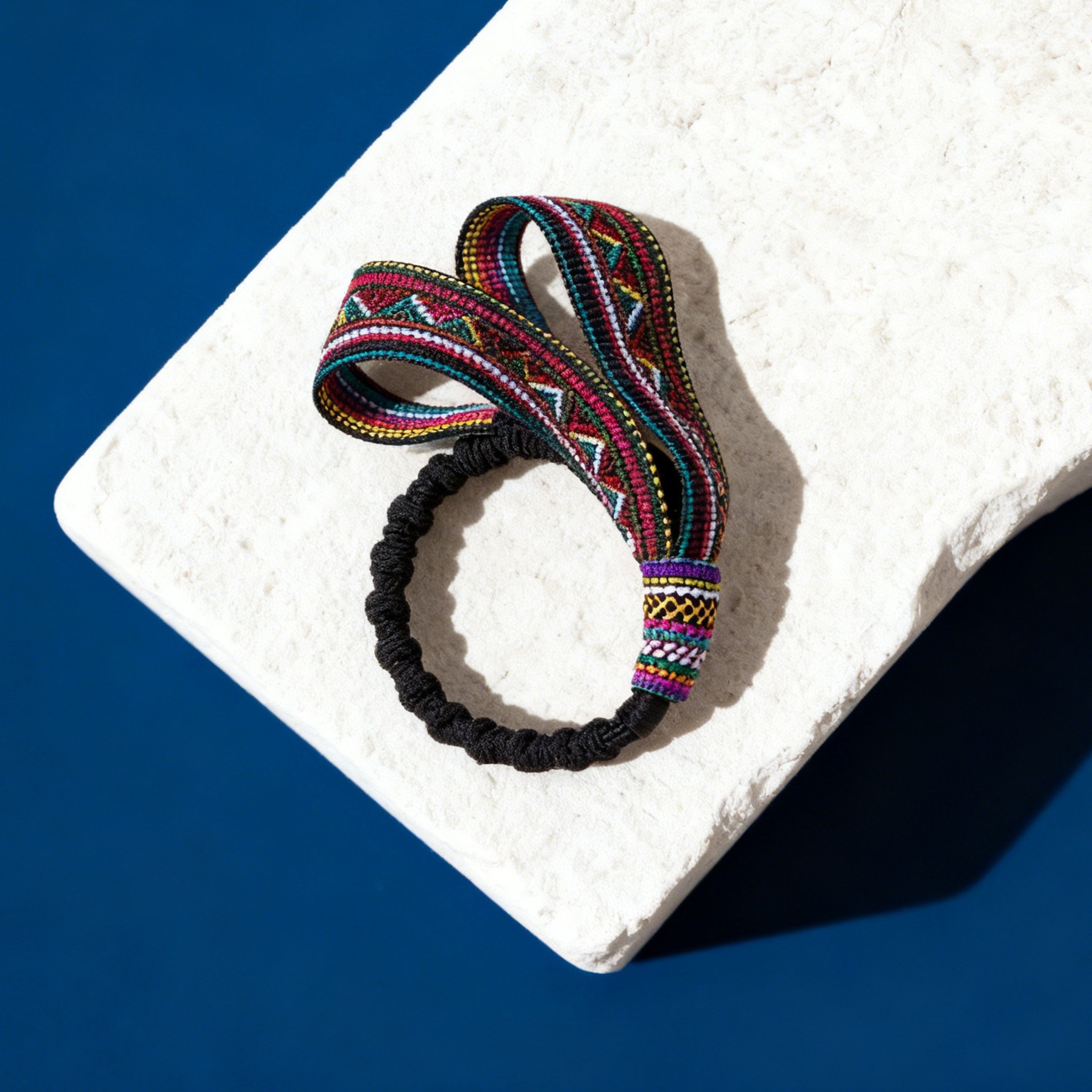 ยางรัดผมทอมือจำนวน 20 ชิ้น