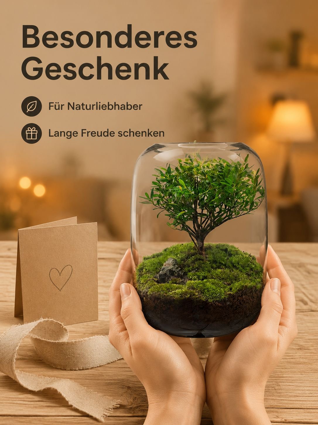 Tischpflanzen Mini-Ökosystem-Flasche