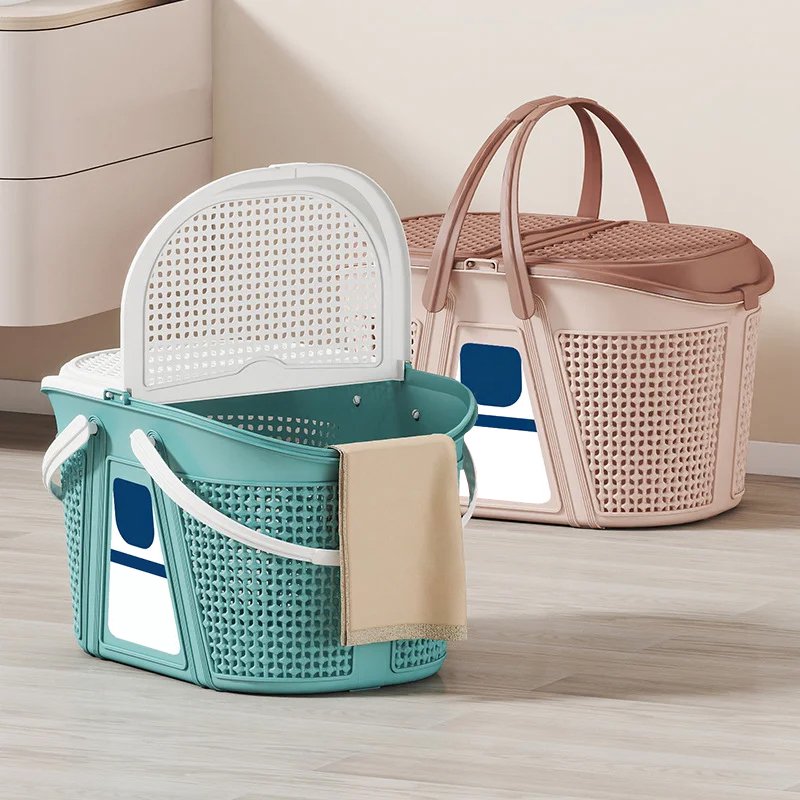 家居洗衣籃帶手柄