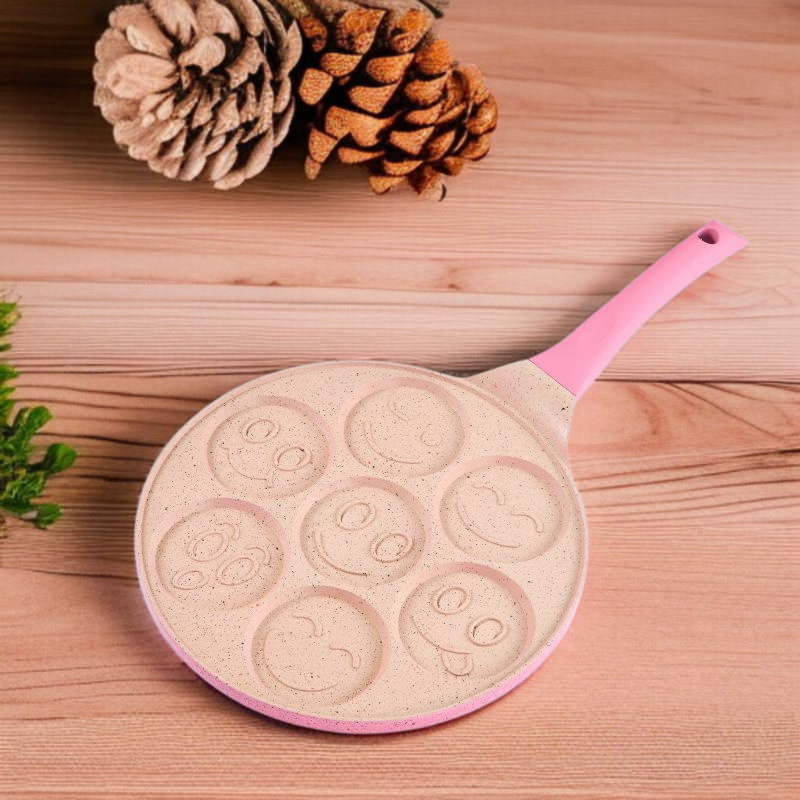 Cartoon Seven-hole Frying Pan Baby Food Non-stick Pan