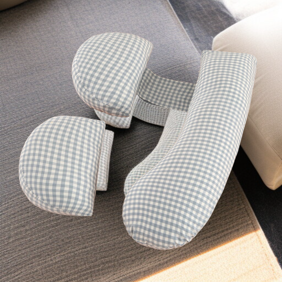 Oreiller latéral ergonomique en forme de U pour femmes enceintes