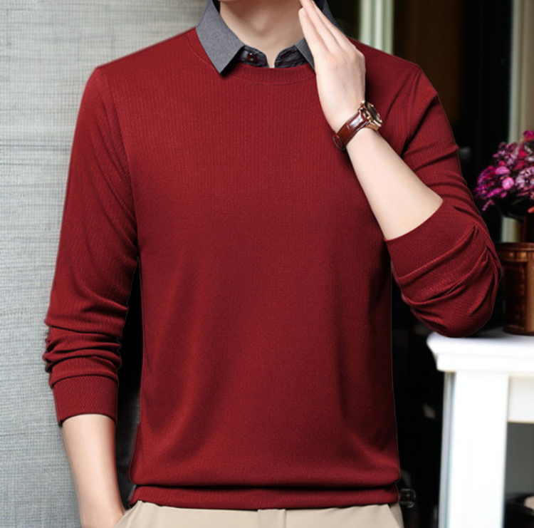 편안한 착용감 남자 긴팔 셔츠