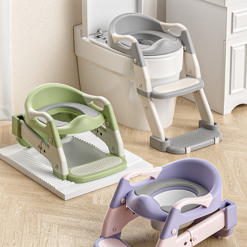 Tragbare, faltbare Toilettenleiter für Kleinkinder