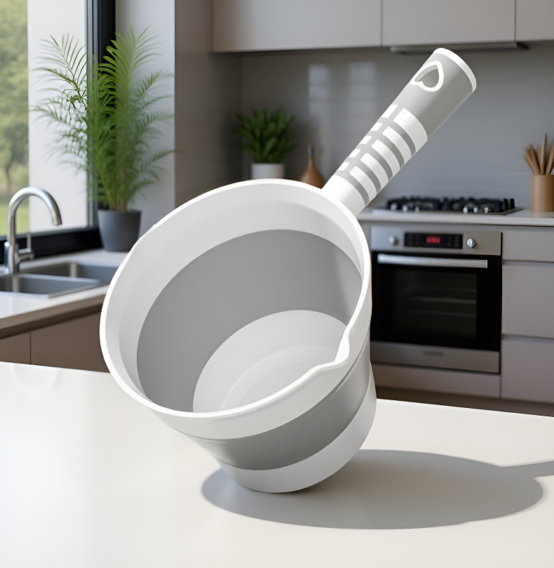 Diseño compacto del cucharón de agua plegable