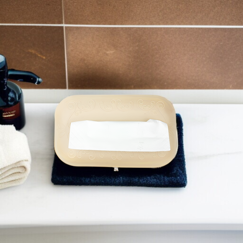 シリコンティッシュボックス 家庭用 リビングルーム コーヒーテーブル ペーパーボックス 車用 ペーパーボックス ジッパー付き 壁紙 ティッシュ収納ボックス