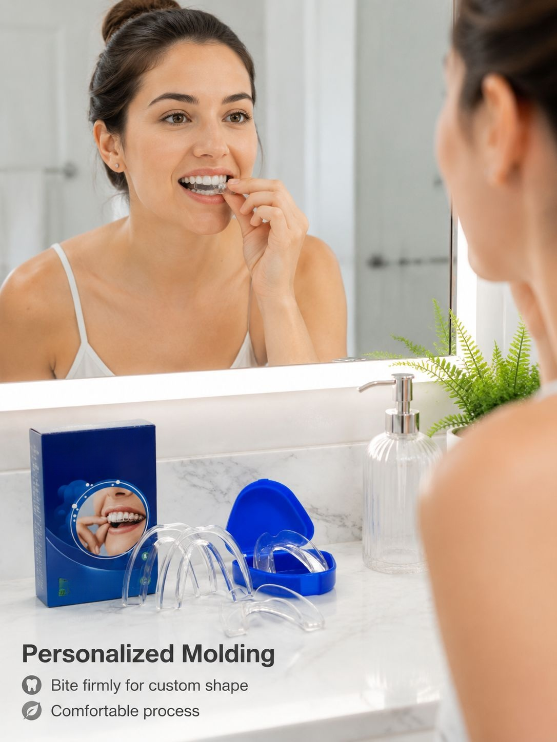 Dental guard for nighttime teeth grinding protection