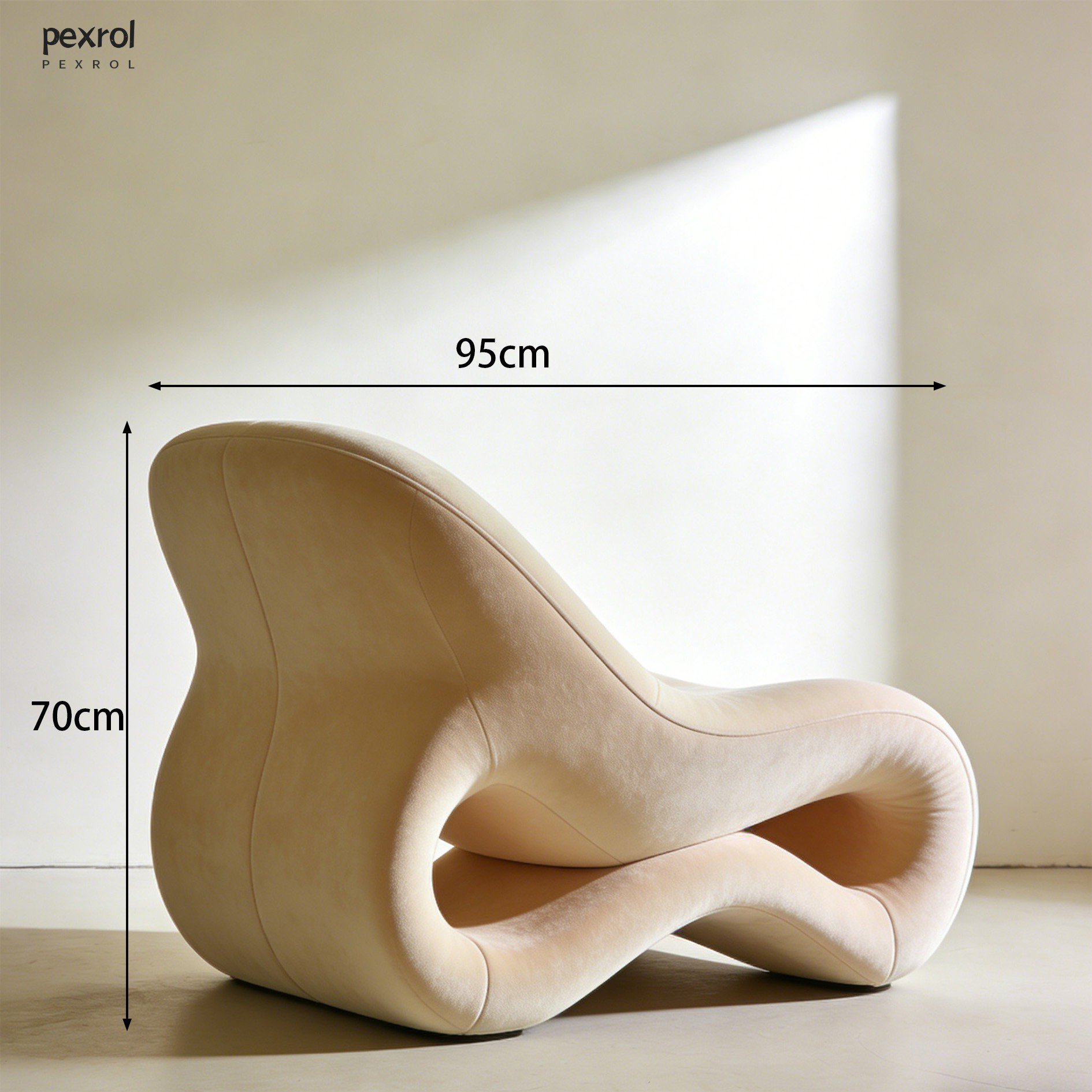 Gepolsterter Relax-Liegestuhl aus hochwertigen Materialien