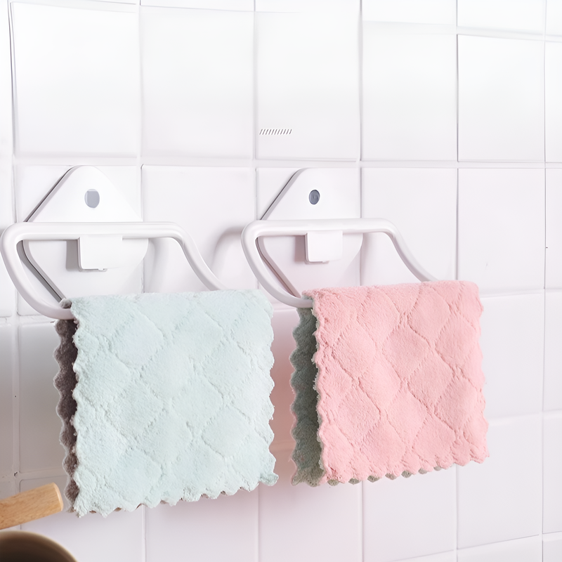 산호 양털 주방용 행주