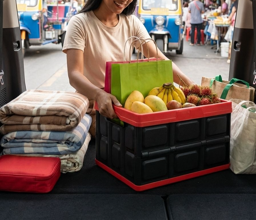 กล่องพลาสติกอเนกประสงค์แข็งแรงทนทาน