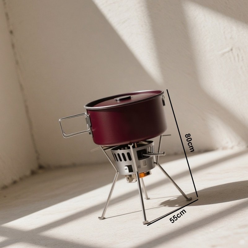 コンパクトなガスコンロの収納例