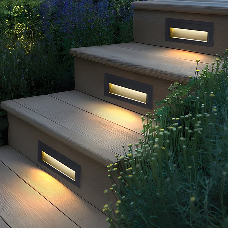 防水智慧嵌入式運動感測器踏步燈