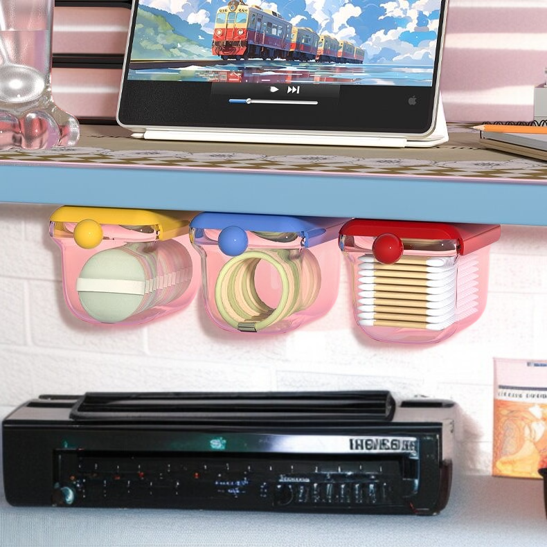 서랍형 수납함 거울장 화장품 수납선반 클렌징 면 면봉 수납선반 욕실 립스틱 수납함