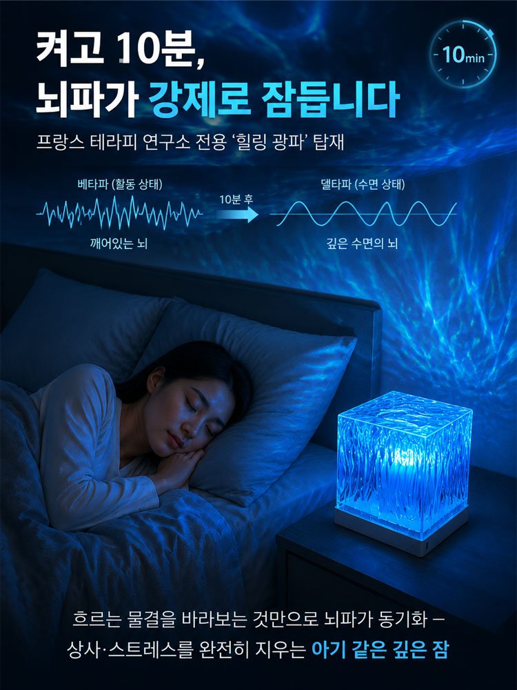 [영혼구원템] 스트레스 순삭 16색 빙하 오로라 무드등