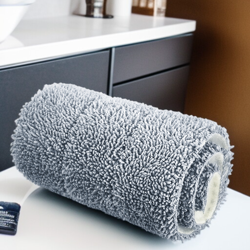 가정용 스프레이 걸레, 긴 손잡이 회전식 마이크로화이버 바닥 걸레