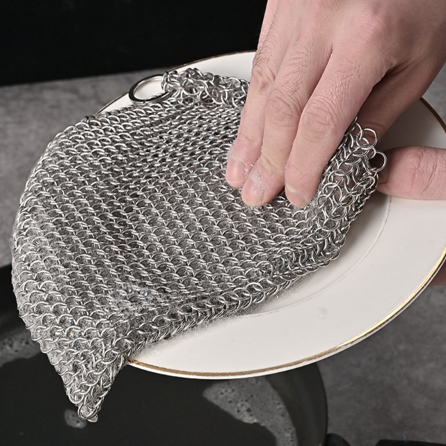 ลูกบอลทำความสะอาดครัวสแตนเลส