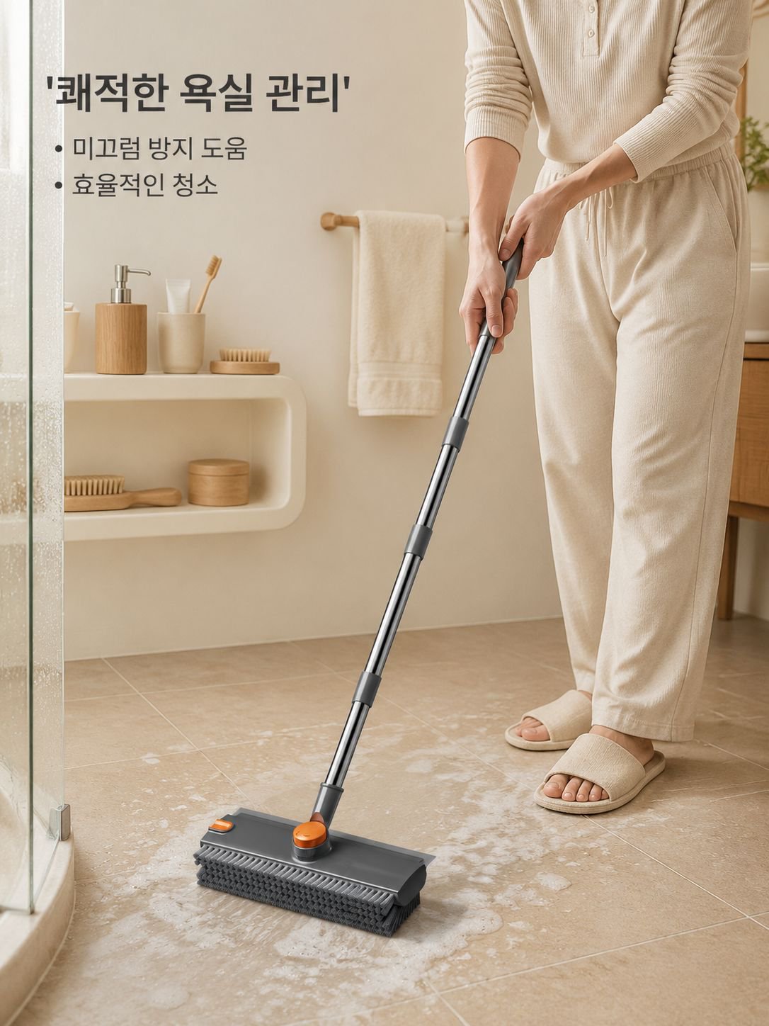 편리한 손잡이의 다기능 걸레
