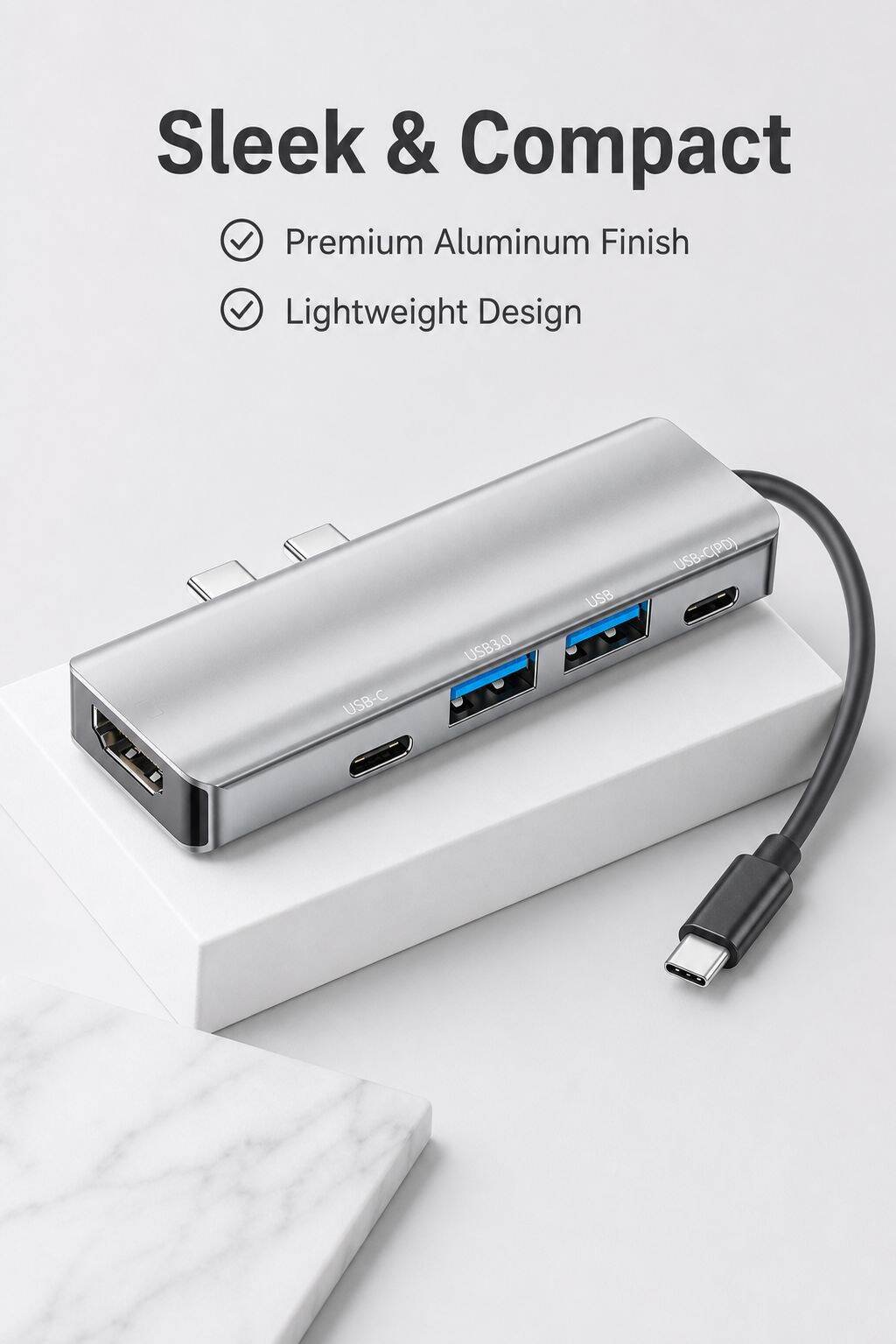 Computer Notebook USB Splitter for MacBook Expansion Dock HUB