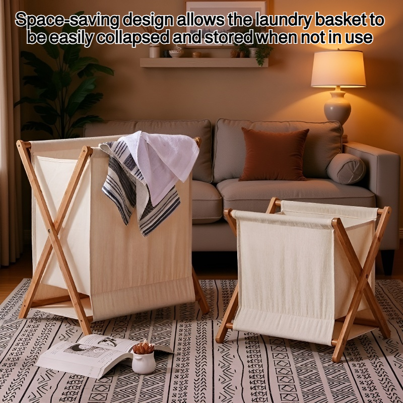 Collapsible laundry basket