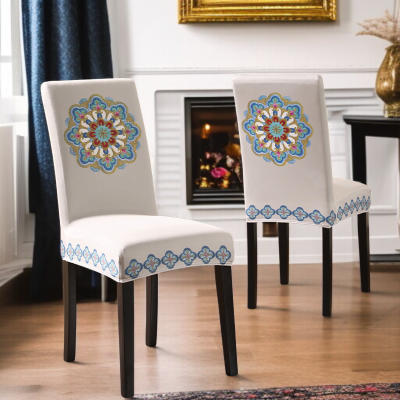 High space utilization dining chair cover Dining chair table cover Four seasons artistic flavor serv