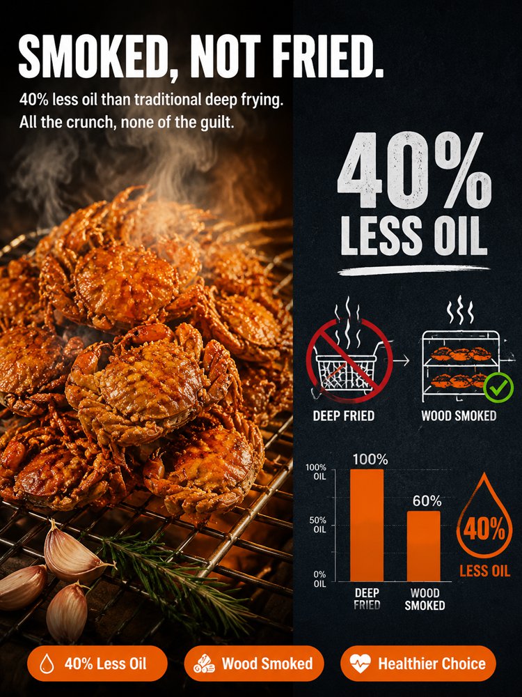 Spicy Sea Crab Snacks - High in Protein, Low in Sodium