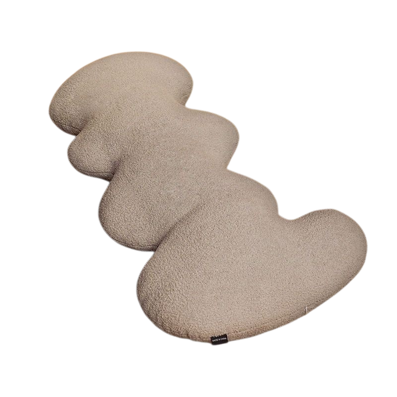 Cloud-shaped sandwich pillow