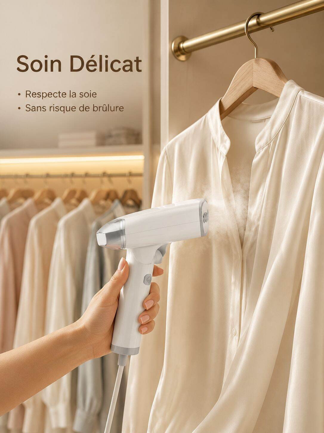 Défroisseur vapeur portable à main